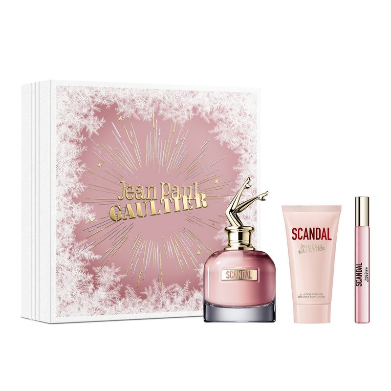 Estuche Jean Paul Gaultier Scandal Edp X 80 Ml Body Lotion X 75 Ml Edp X 10 Mlsimplicity 2310