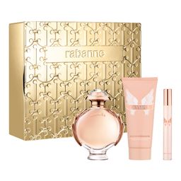 Estuche Rabanne Olympea EDP x 80 ml + Body Lotion x 100 ml + EDP x 10 ml