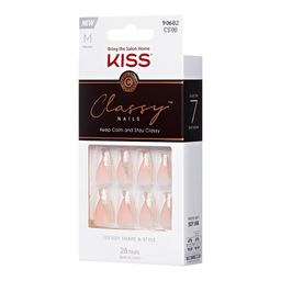 Uñas Postizas Glue On Kiss Classy The Boss x 28 un