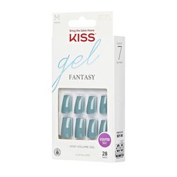 Uñas Postizas Glue On Kiss Gel Fantasy Sculpted High Life x 28 un