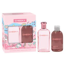 Estuche Cheeky Pretty Girls EDT x 100 ml + Espuma de Baño x 200 ml