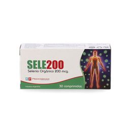 Suplemento Dietario Sele200 con Selenio Orgánico x 30 un
