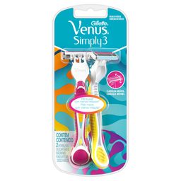 Máquinas para Afeitar Venus Simply3 Desechables x 2 un