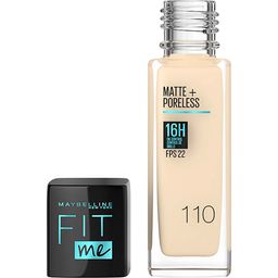 Base Líquida de Maquillaje Maybelline Fit Me Matte Poreless Foundation x 30 ml