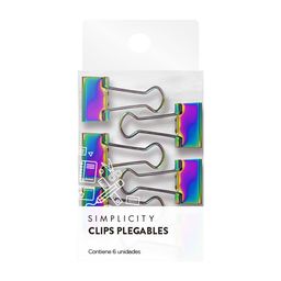 Clips Plegables Simplicity x 6 un