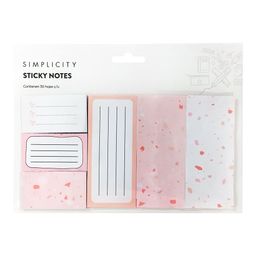 Sticky Notes Simplicity Medianos de Colores x 6 un