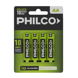 Pilas Philco Blister AA x 4 un