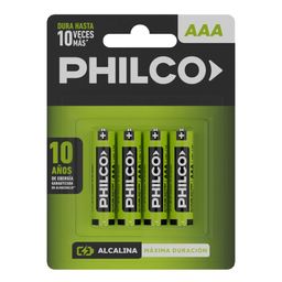 Pilas Philco Blister AAA x 4 un