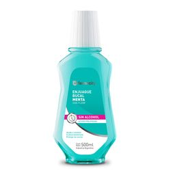 Enjuague Bucal Farmacity sin Alcohol sabor Menta x 500 ml