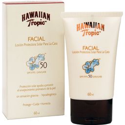 Loción Facial Hawaiian Tropic Protectora Solar Fps 50 x 60 ml