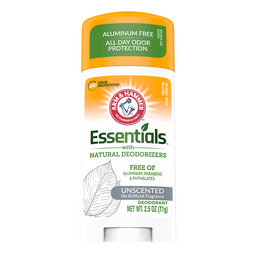 Desodorante Arm & Hammer Essentials Natural Sin Perfume en Barra x 71 g