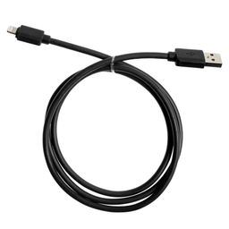 Cable Cargador USB Simplicity Negro para IPhone