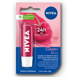 Protector Labial Humectante Nivea Cherry Shine x 4,8 g