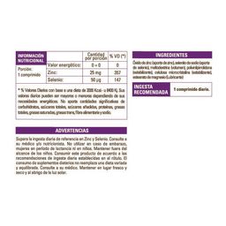 Suplemento Dietario Pure Wellness Zinc + Selenio x 30
