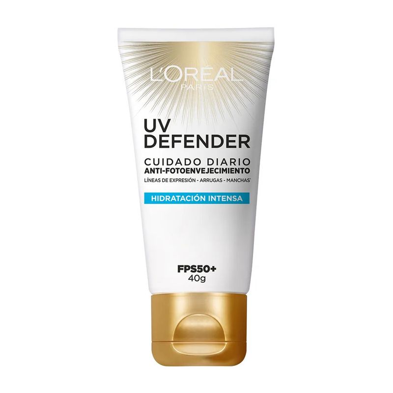 crema-facial-loreal-paris-uv-defender-hidratacion-intensa-fps-50-x-60-ml