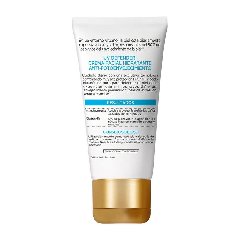 crema-facial-loreal-paris-uv-defender-hidratacion-intensa-fps-50-x-60-ml