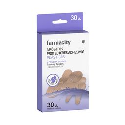 Apósitos Protectores Adhesivos Farmacity de Plástico x 30 un