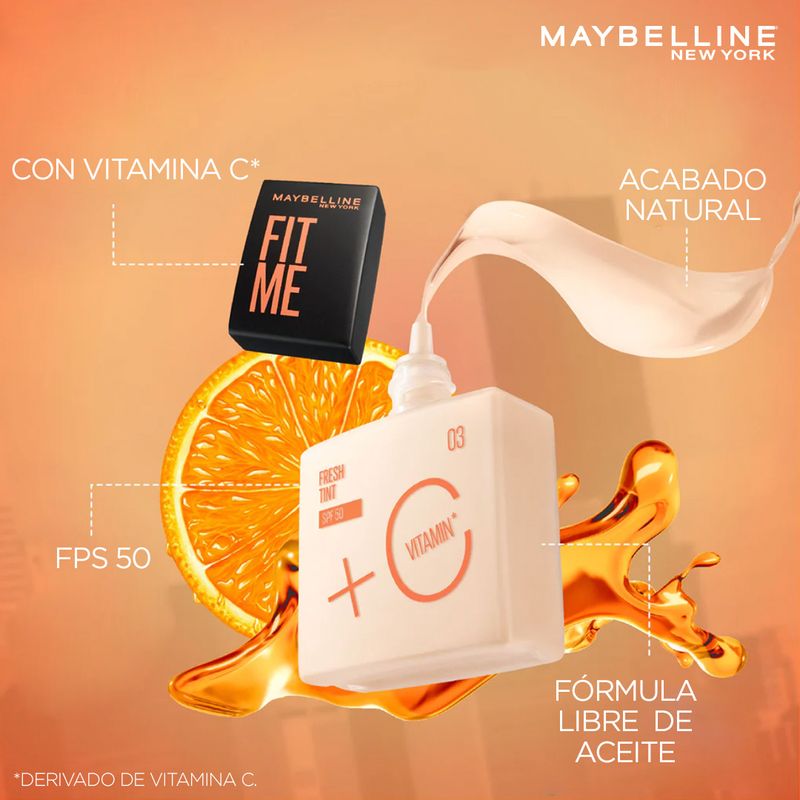 baseliquidamaybellinefitmefreshtintspf50