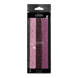 Lima de Uñas Get The Look Glitter Rosa x 3 un