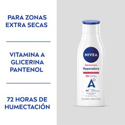 Crema Corporal Hipoalergénica Nivea Derma Care Reparadora para Piel Extra Seca x 250 ml