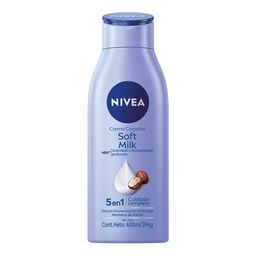 Crema Corporal Nivea Soft Milk 5 en 1 Suavidad y Humectación Profunda Piel Seca x 400 ml