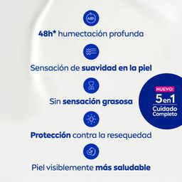 Crema Corporal Nivea Soft Milk 5 en 1 Piel Seca x 400 ml