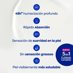 Crema Corporal Nivea Hidratación Express Humectación Profunda Piel Normal a Seca x 125 ml