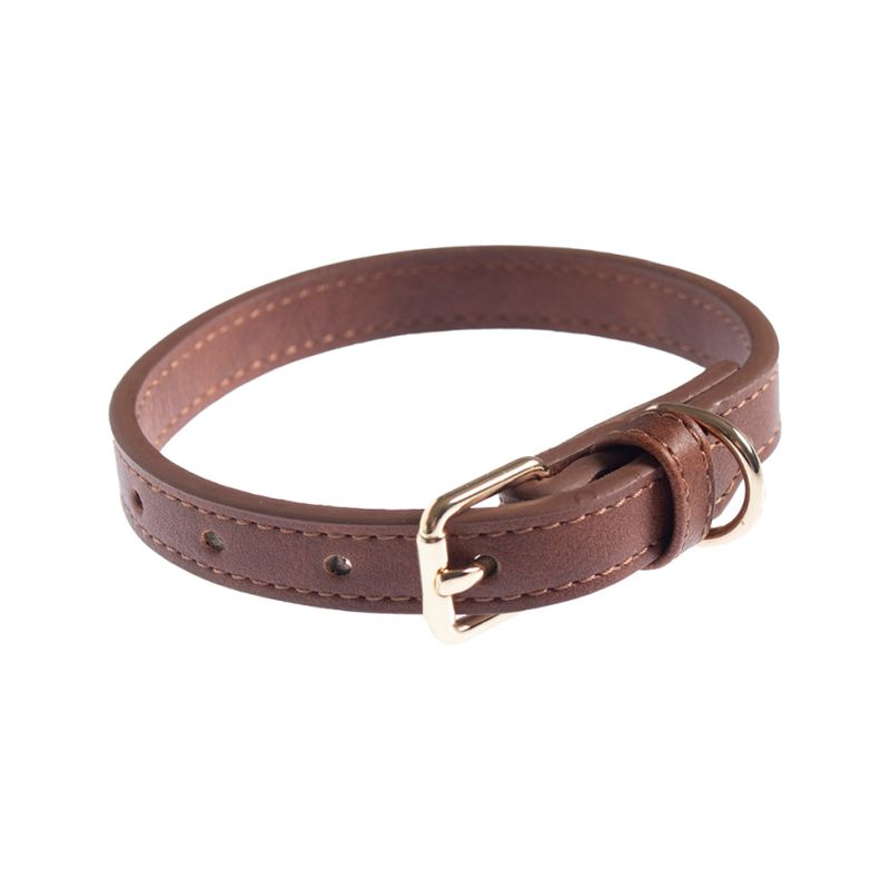 230996_collar-para-mascota-simplicity-cuero-marron-talle-s_imagen-1