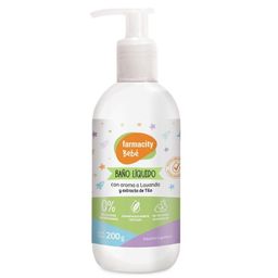 Baño Líquido Farmacity Bebé Lavanda y Tilo x 200 ml