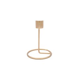 Candelabro Metal Simplicity Deco Chico Dorado