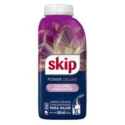 Jabón Líquido Skip Concentrado Diluible Power Deluxe x 500 ml