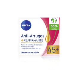 Crema Facial Nivea Antiarrugas con Aceite de Argán 45+ x 50 ml