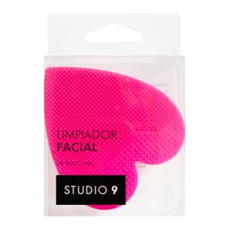 Esponja Facial de Limpieza Studio 9 de Silicona Corazón