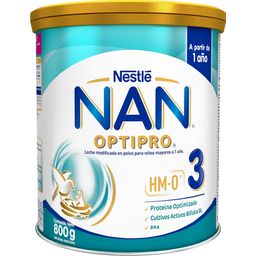 Fórmula Láctea Polvo Nestlé Nan 3 Optipro 1+ Años x 800 g