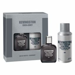 Set EDT Kevingston 1989 Grey x 60 ml + Desodorante x 160 ml