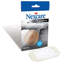 Apósito 3M Nexcare Tegaderm Transparente Grande 10 cm x 12 cm x 3 un