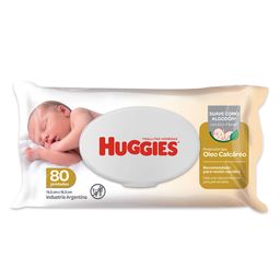 Toallas Húmedas Huggies Cuidado y Nutrición Oleo Calcáreo x 80 un