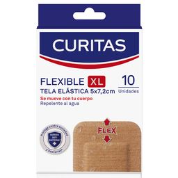 Apósitos Curitas Flex XL 5 x 7,2 cm x 10 un