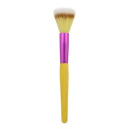 Brocha para Maquillaje Get The Look Bamboo Recta para Base x 1 un