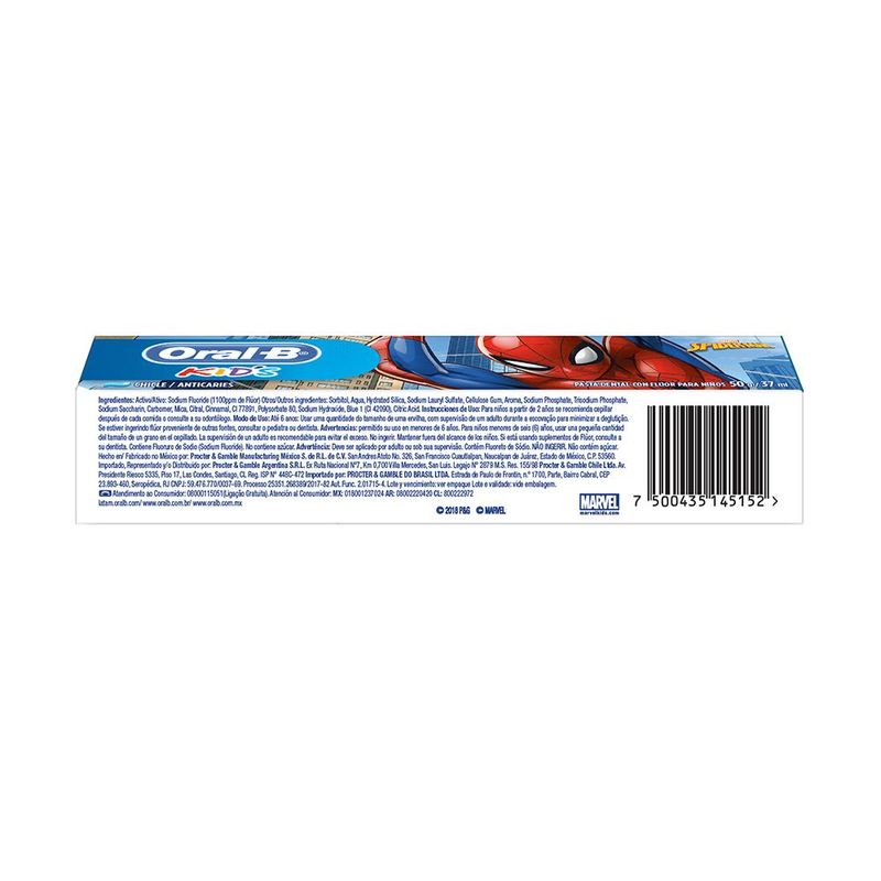pasta-dental-oral-b-kids-spiderman-x-50-g