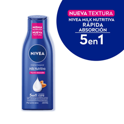 Crema Corporal Hidratante Nivea Milk Nutritiva x 250 ml