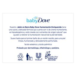 Jabón Dove Baby Hidratación Enriquecida x 75 g