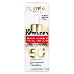 Sérum Facial Invisible L'Oréal París UV Defender FPS 50+ x 30 ml