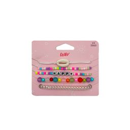 Set de Pulseras Wav de Mostacillas x 5 un