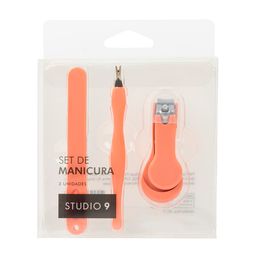 Set de Manicura Studio 9 Rosa x 3 un