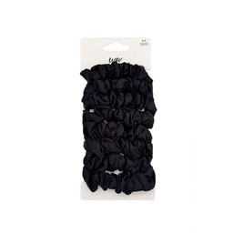 Set de Mini Scrunchies Wav Basics Negro x 8 un