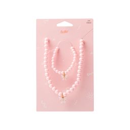 Set de Collar y Pulsera Wav Fun Kids Rosa x 2 un