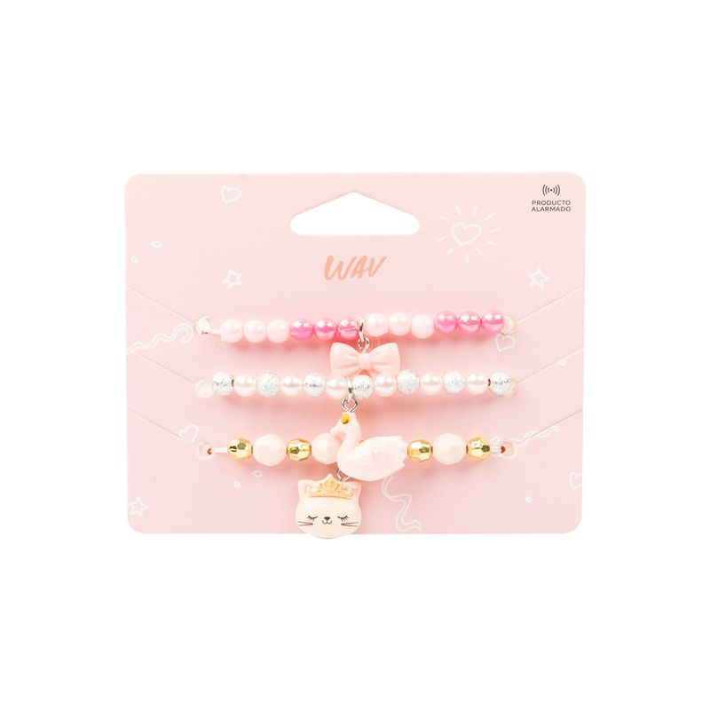 set-de-pulseras-de-mostacillas-con-dije-gato-wav-fun-kids-x-3-un