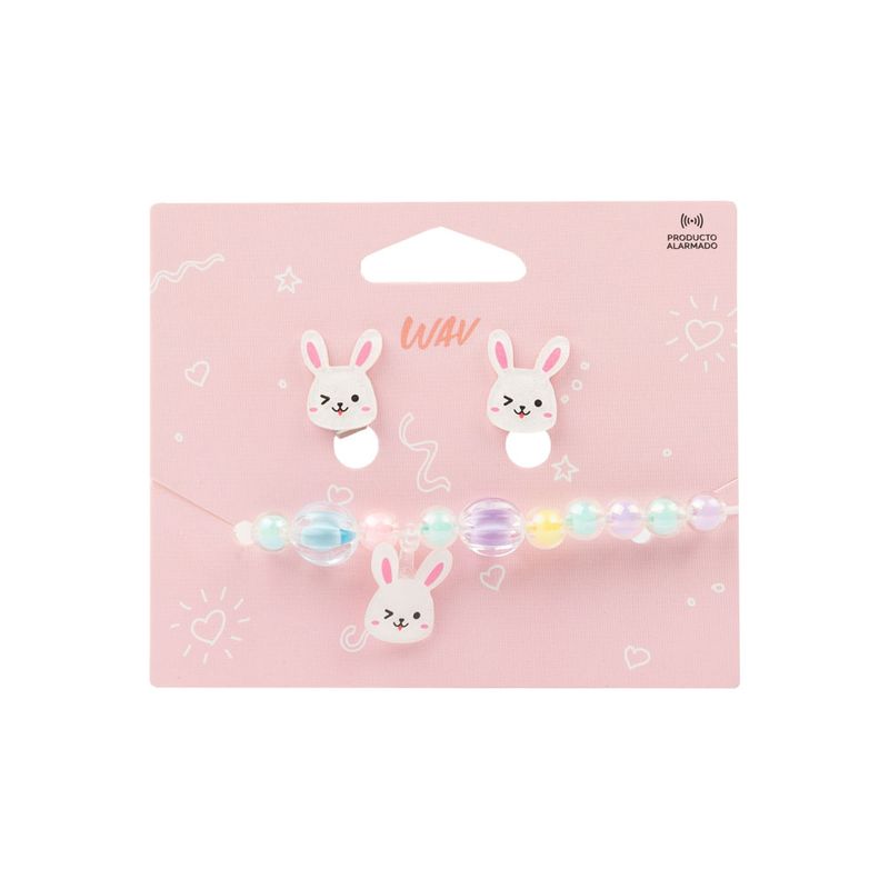 set-de-pulsera-y-aros-conejo-wav-fun-kids-x-2-un