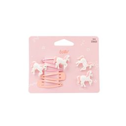 Set de Hebillas y Gomitas Elásticas Unicornio Wav Fun Kids x 6 un